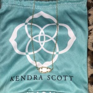 RARE Kendra Scott White Skylie Necklace